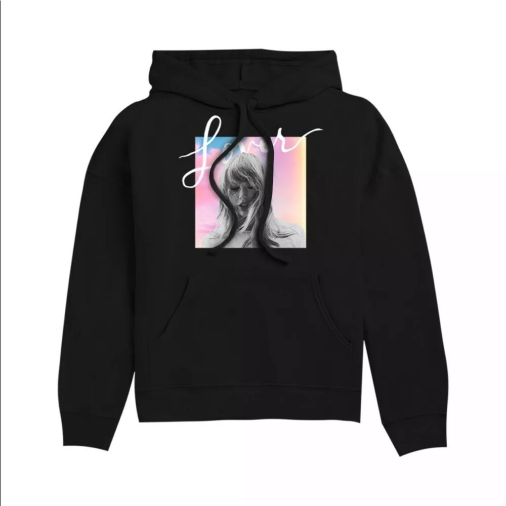 Taylor Swift Black Hoodie Album Cover - Picture 1 of 6